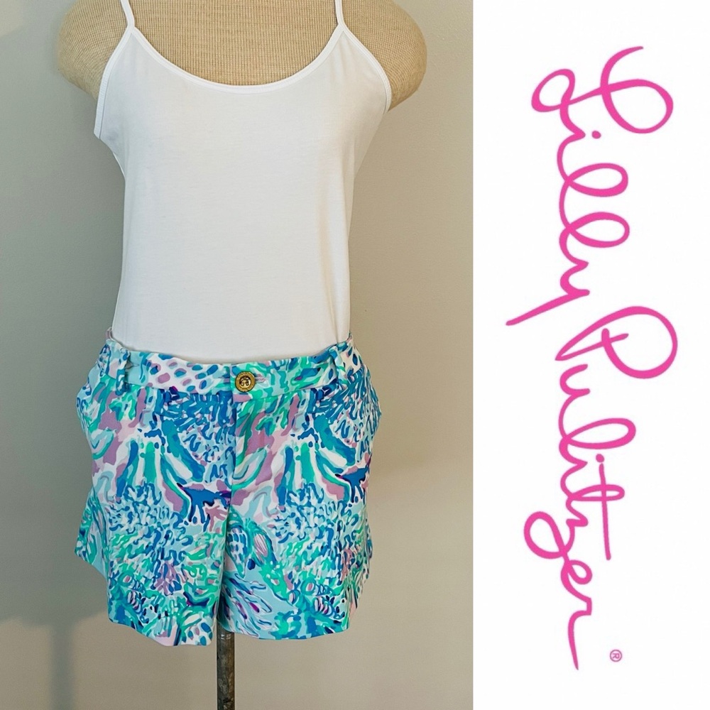 Lilly Pulitzer Knit Callahan shorts Sz 12